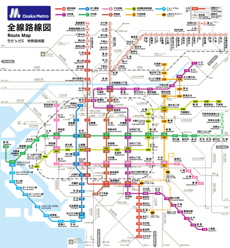 大阪地鐵圖